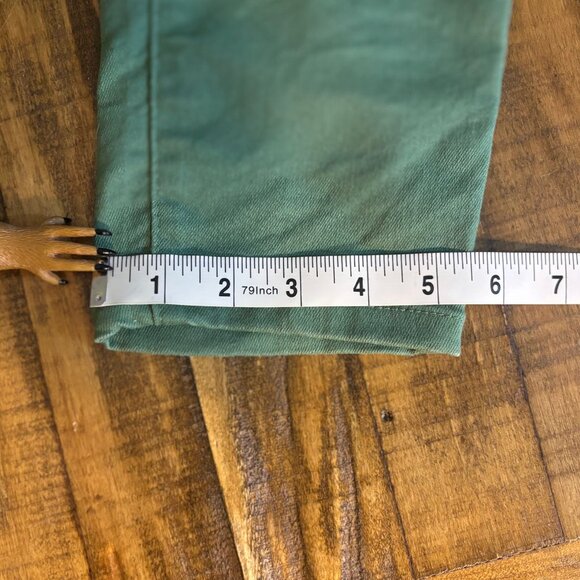 D. Jeans Olive Green High-Waisted Utility Pants – Size 8 - Picture 3 of 8